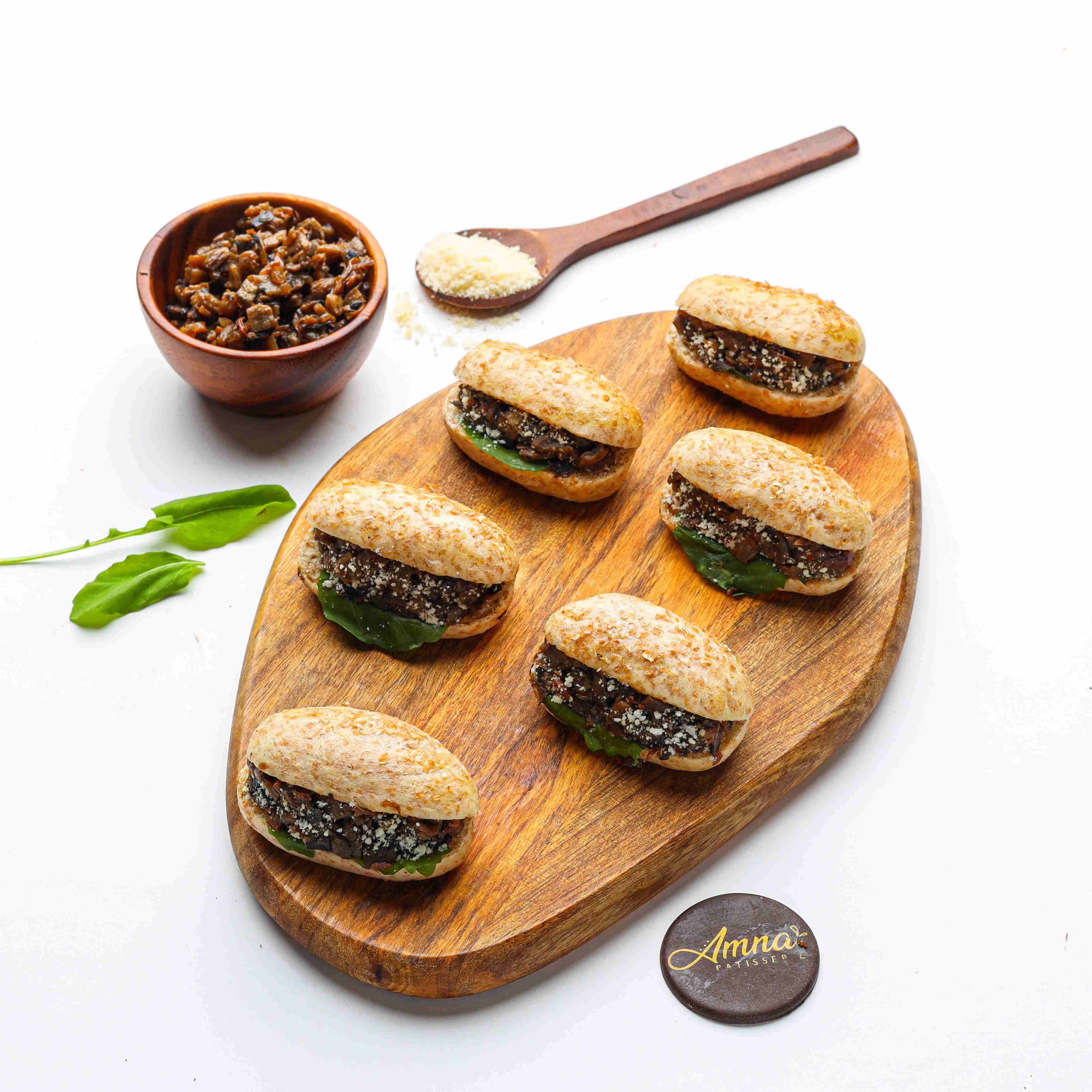 Mushroom And Eggplant Oval Sandwich 
